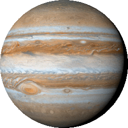 [Pilt: planeet Jupiter]